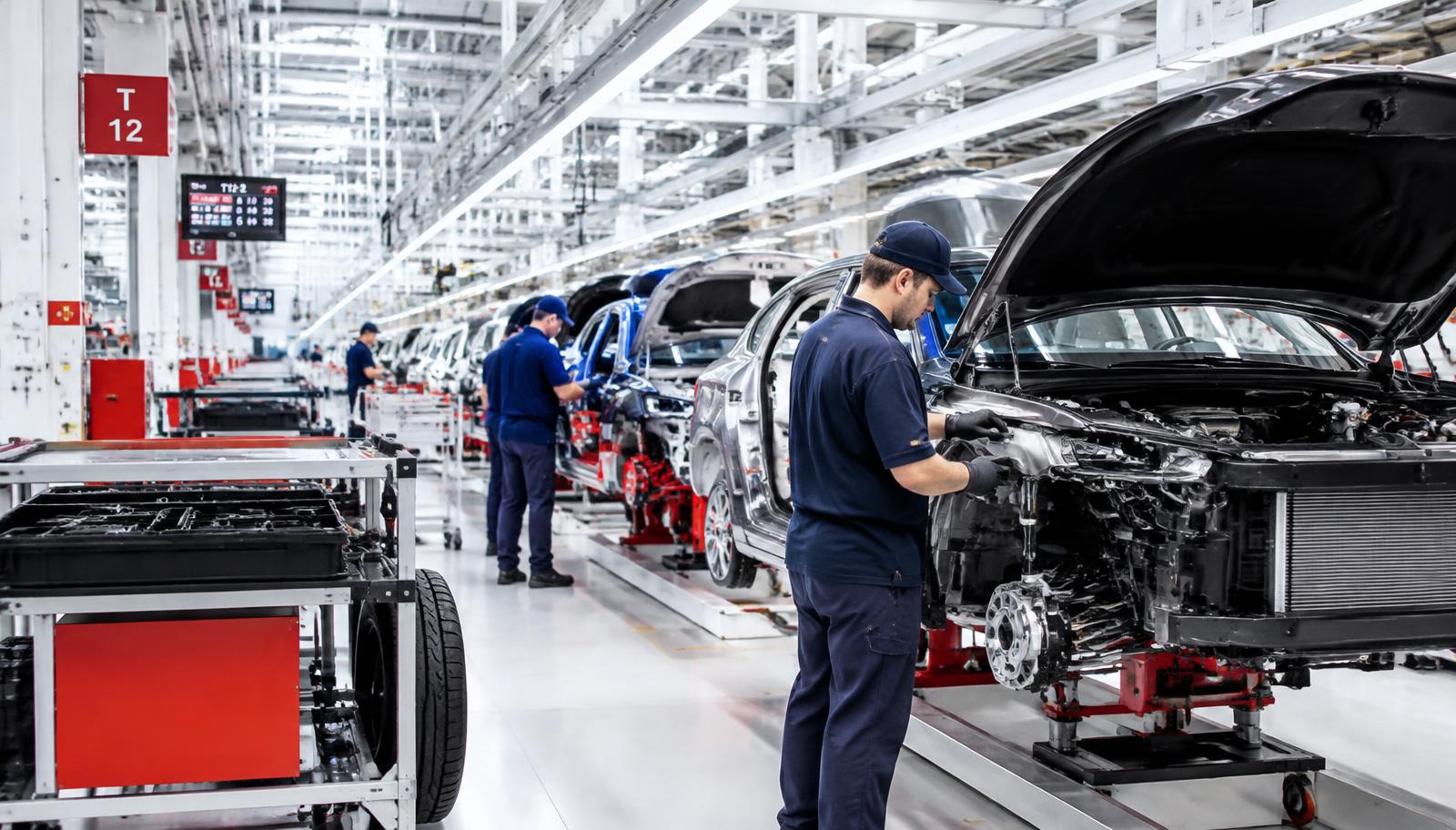 Línea de producción automotriz